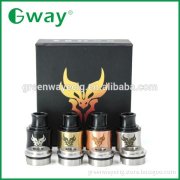 Greenway 1:1 clone kurama rda electronic cigarette top fill atomizer